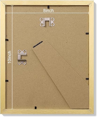 Vista 181 de Vittanly - Juego de 9 portarretratos, plexiglás resistente a rupturas, exhibe fotos de 12 x 12 pulgadas o, con paspartú, de 8 x 8 pulgadas, marcos