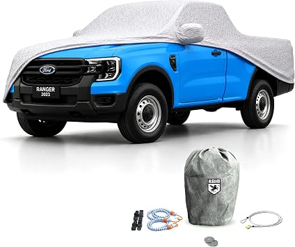 Weatherproof Max Truck Cover & Compatible with Ford 2003-2011 Ranger SuperCab, 6 Outdoor Cover, Prevents Theft with Cable Lock