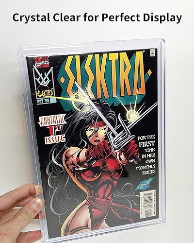 Miniatura 3 de Cargador superior de cómics, funda protectora rígida, soporte para cargador superior para Silver Age y Current Comics, paquete de 10