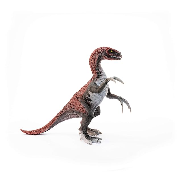 Foto 3 de 5 de Schleich-15006 Cachorro de Therizinosaurus, Color Gris, Rojo