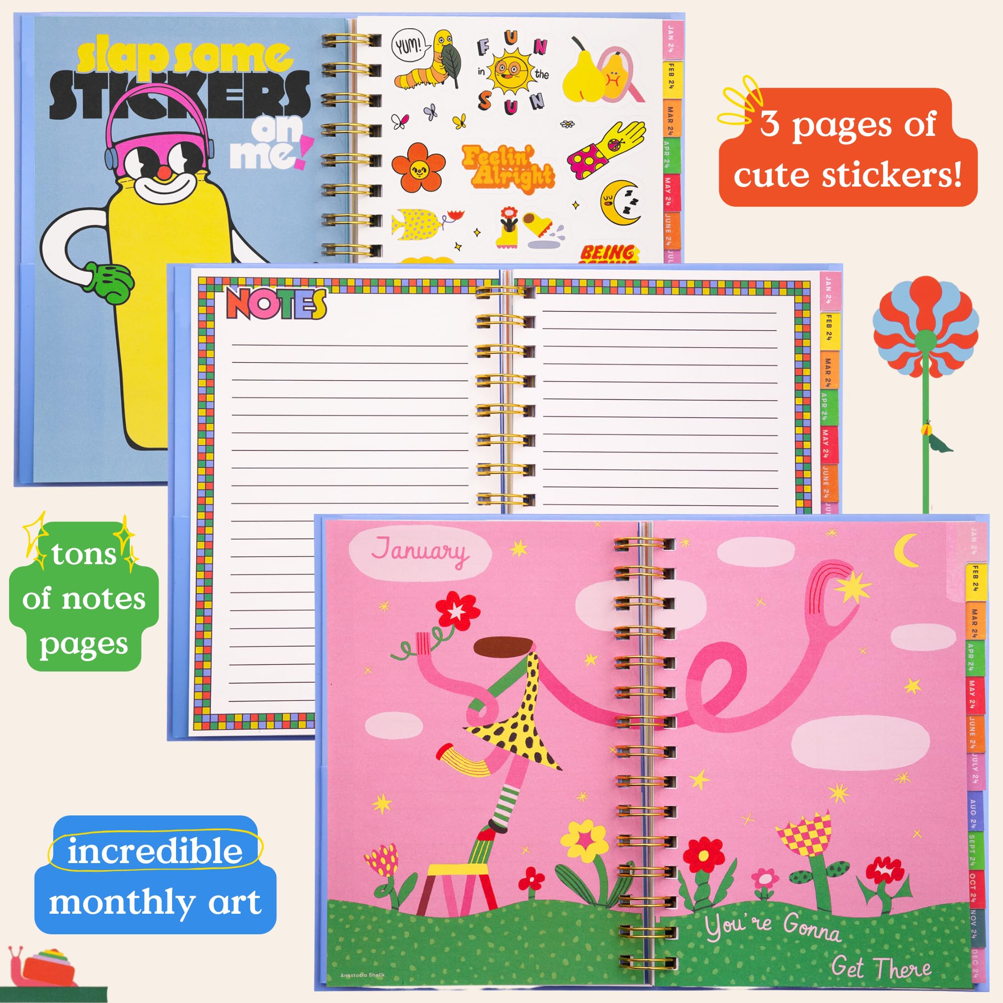 Bando Planner 2024 Weekly And Monthly, Medium Daily