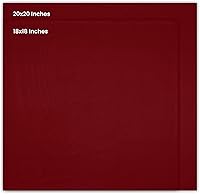 Vista 140 de Utopia Kitchen - Servilletas de tela negras [paquete de 12, 50 x 50 cm], mezcla de algodón absorbente, lavables y reutilizables para cena