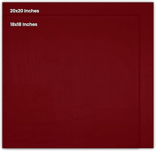 Vista 208 de Utopia Kitchen - Servilletas de tela color gris acero, 12 unidades, 18 x 18 pulgadas, mezcla de algodón, lavables y reutilizables, para hotel