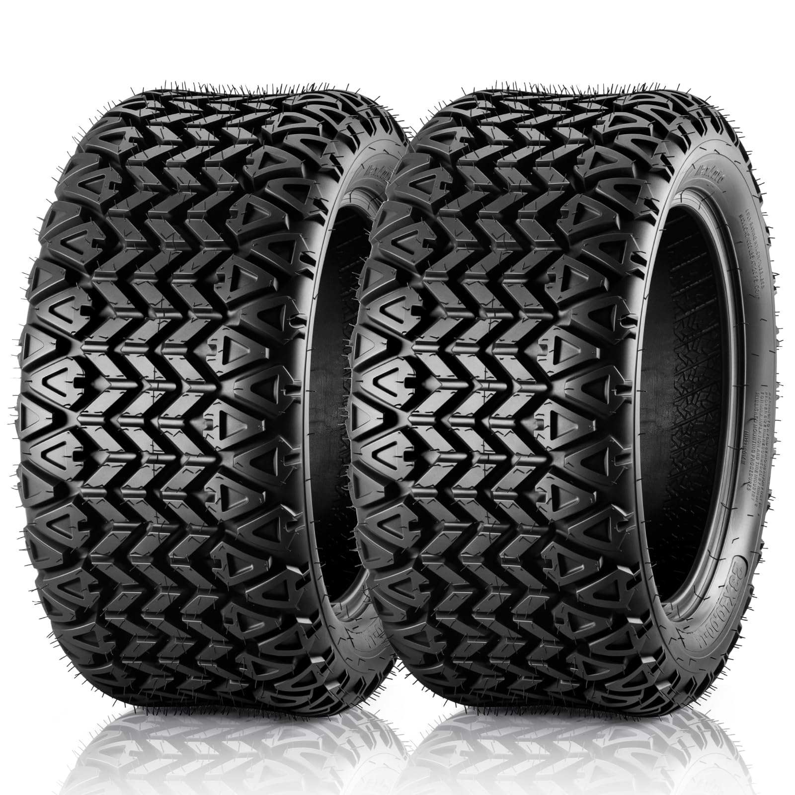 MaxAuto 23X10-14 Golf Cart ATV Tires, 23x10x14 Golf Cart Tires, All Terrain UTV ATV Tire Trail Tire, 23x10 14 Mud Sand Off-Road tire, 4PR Tubeless, 2 Pack