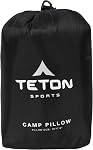 TETON Sports Camp Pillow; Perfect Anytime You Travel; Camping, Backpacking, Airplanes, and Road Trips; You Can Take It Anywhere and it’s Washable