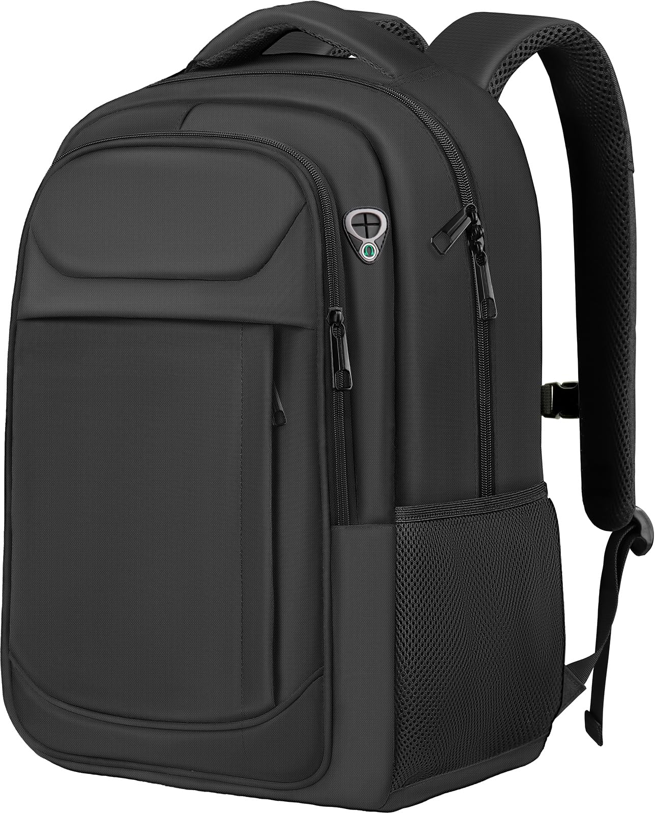 JARWAM Travel Laptop Backpack 17 Inch, Sturdy Professional Travel Backpack for Men Women with LifetimeWarranty, Airline Approved Big Large Business Work College Computer Backpack, Black