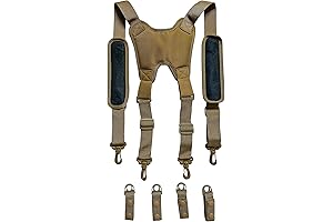 Melo Tough Tactical H-Harness Tactical Suspenders - 1.5 Inch Heavy Duty Police...