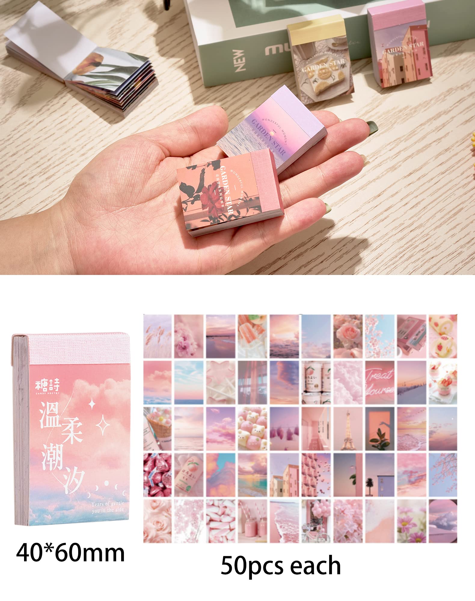 Washi Stickers Aufkleber Set(9set,450 Stück) für Journaling