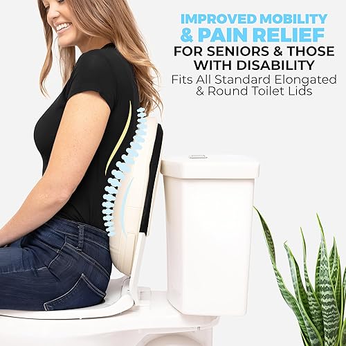 Miniatura 2 de Almohada de inodoro para personas mayores, discapacitadas, discapacitadas, embarazadas y posparto, almohada de inodoro para personas con lesiones de