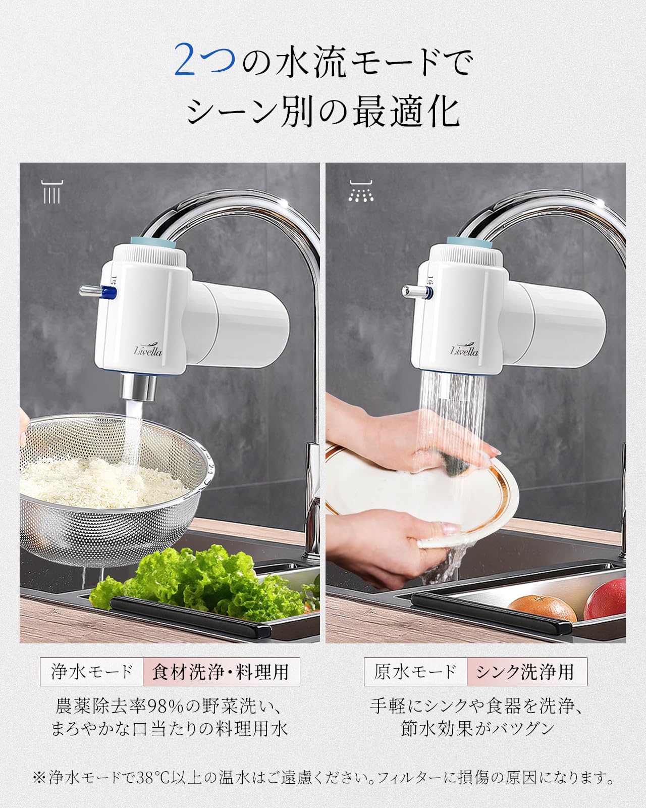 Amazon | 浄水器 蛇口直結型 マイクロバブル・ナノバブル搭載 ウルトラ