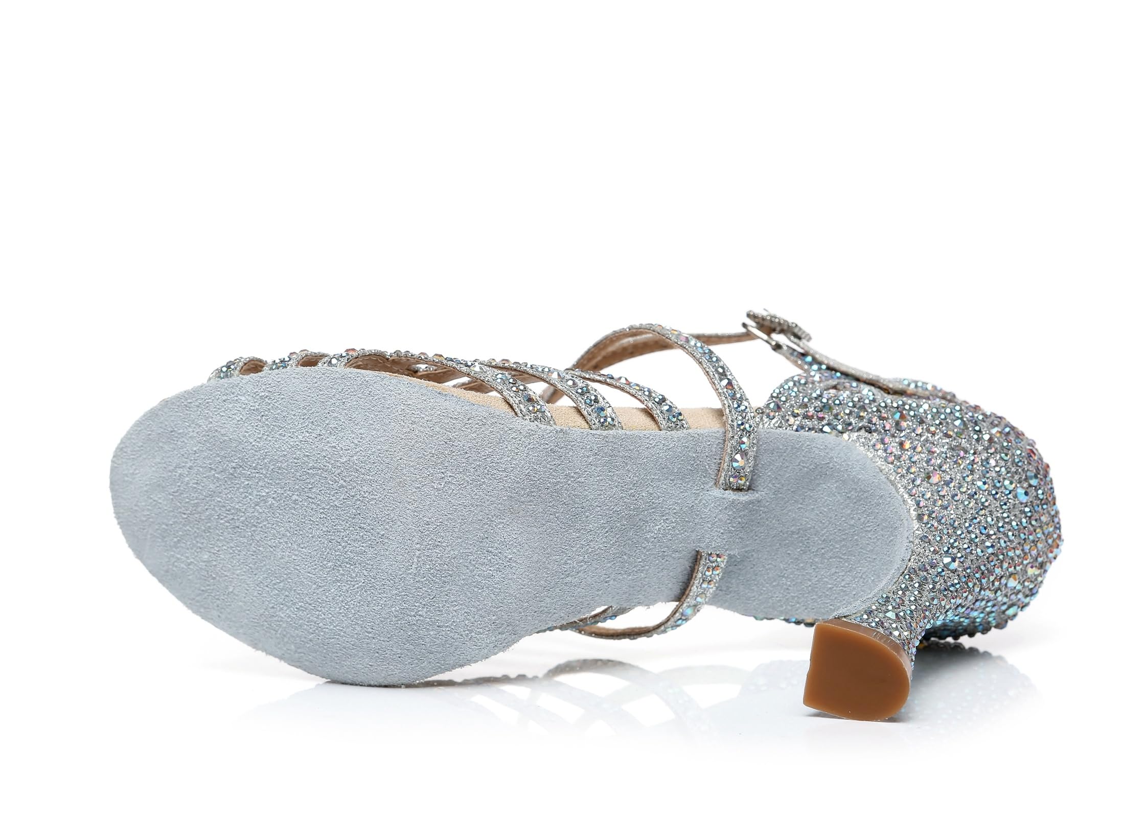 Femme Danse Chaussures avec Strass Mariage Soirée Sandals avec Talon