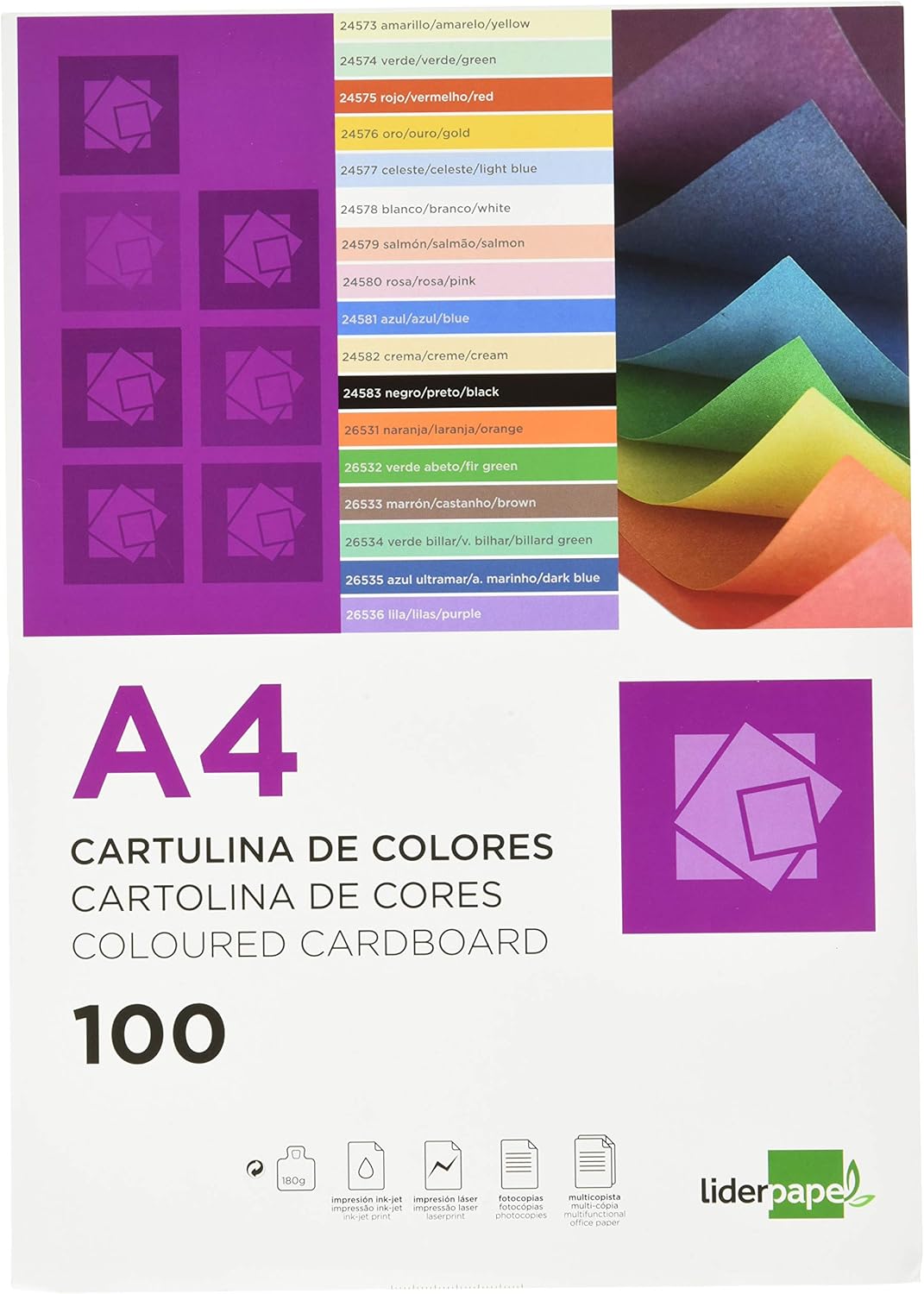 liderpapel CT14 – Pack of 100 Card