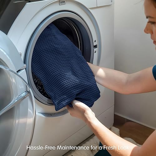 Miniatura 8 de Subrtex - Funda de cojín elástica para cojines de sofá, de asiento de caravana, de sofá de dos asientos. Hecha de elastano. Protector de muebles de