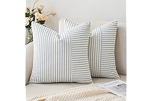 MIULEE Coastal Throw Pillows: Woven for Seaside Elegance