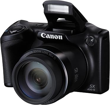 Canon Powershot SX400 is 16.0 MP Digital Camera with 30x Optical Zoom and 720p HD Video (Black) | 30x Optical Zoom, 720p HD Video