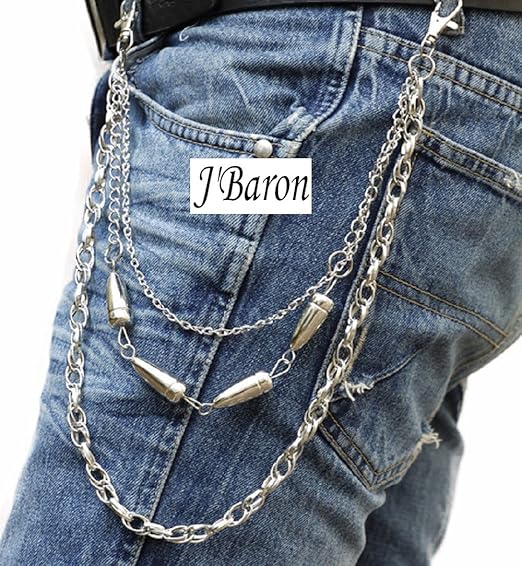 Amazon ジェイバロン J Baron キッズ ファッション小物 ウォレットチェーン デニム おしゃれ お兄系 カッコいい 便利 親子 お揃い 韓国子供服 男の子 女の子 ２size 小学生サイズ ベルト 通販