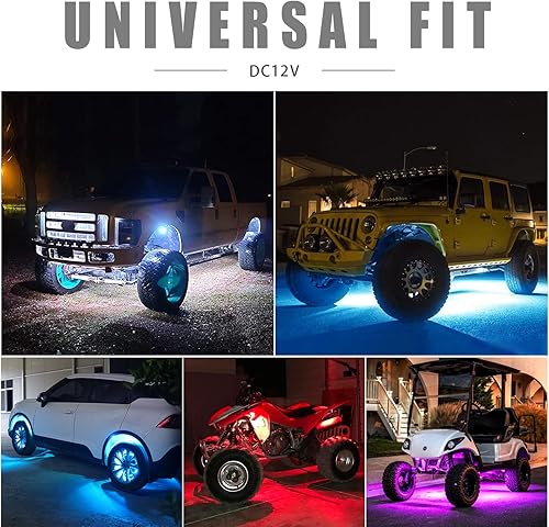 Miniatura 2 de Cable de extensión de luz de roca, 2 unidades, 47 pulgadas, 4 pines, cable de extensión LED con interfaz, cable de extensión de luz LED para