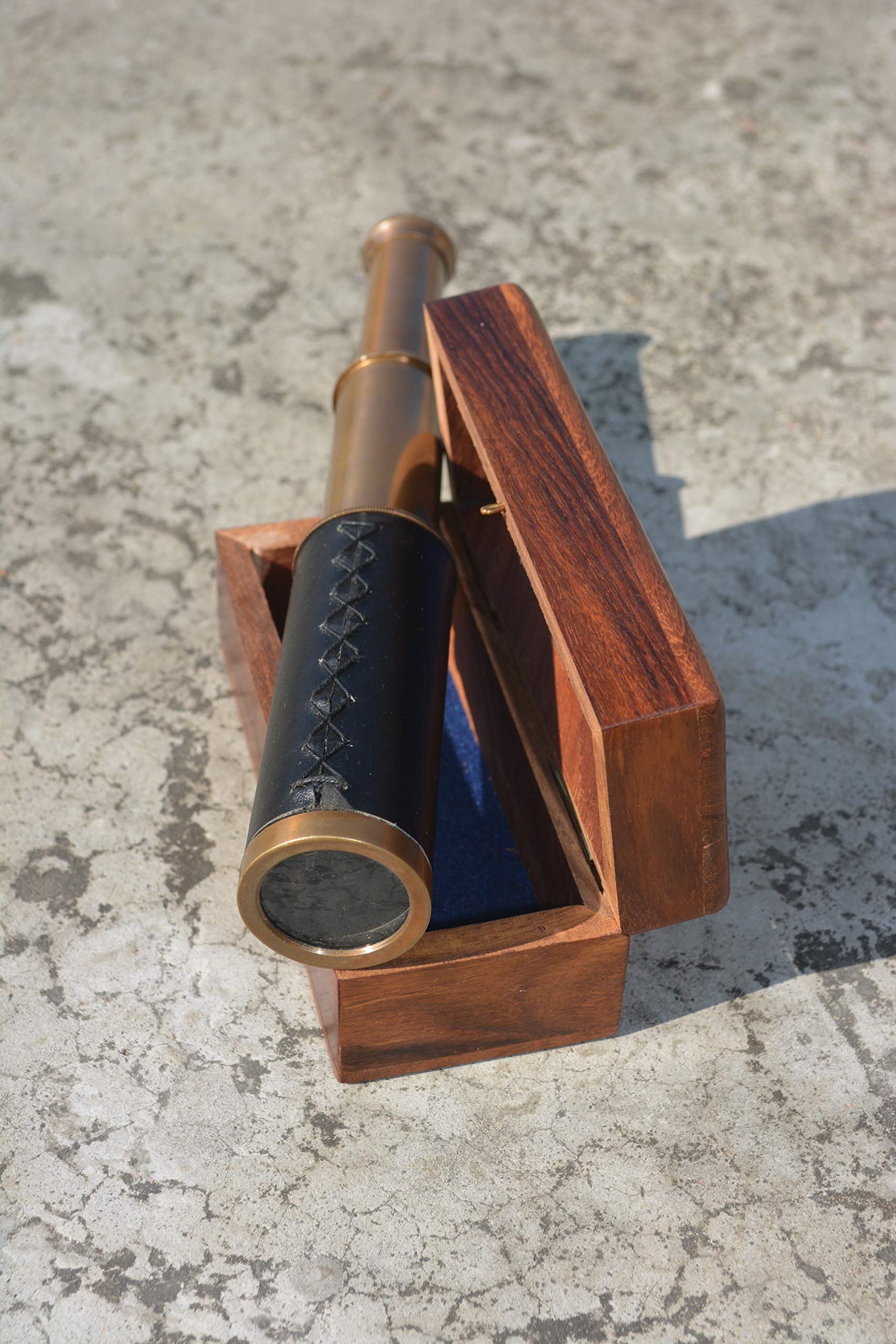 Télescope Nautique À Poser Au Sol - Double Tonneau - Décoration De La Maison[H2412