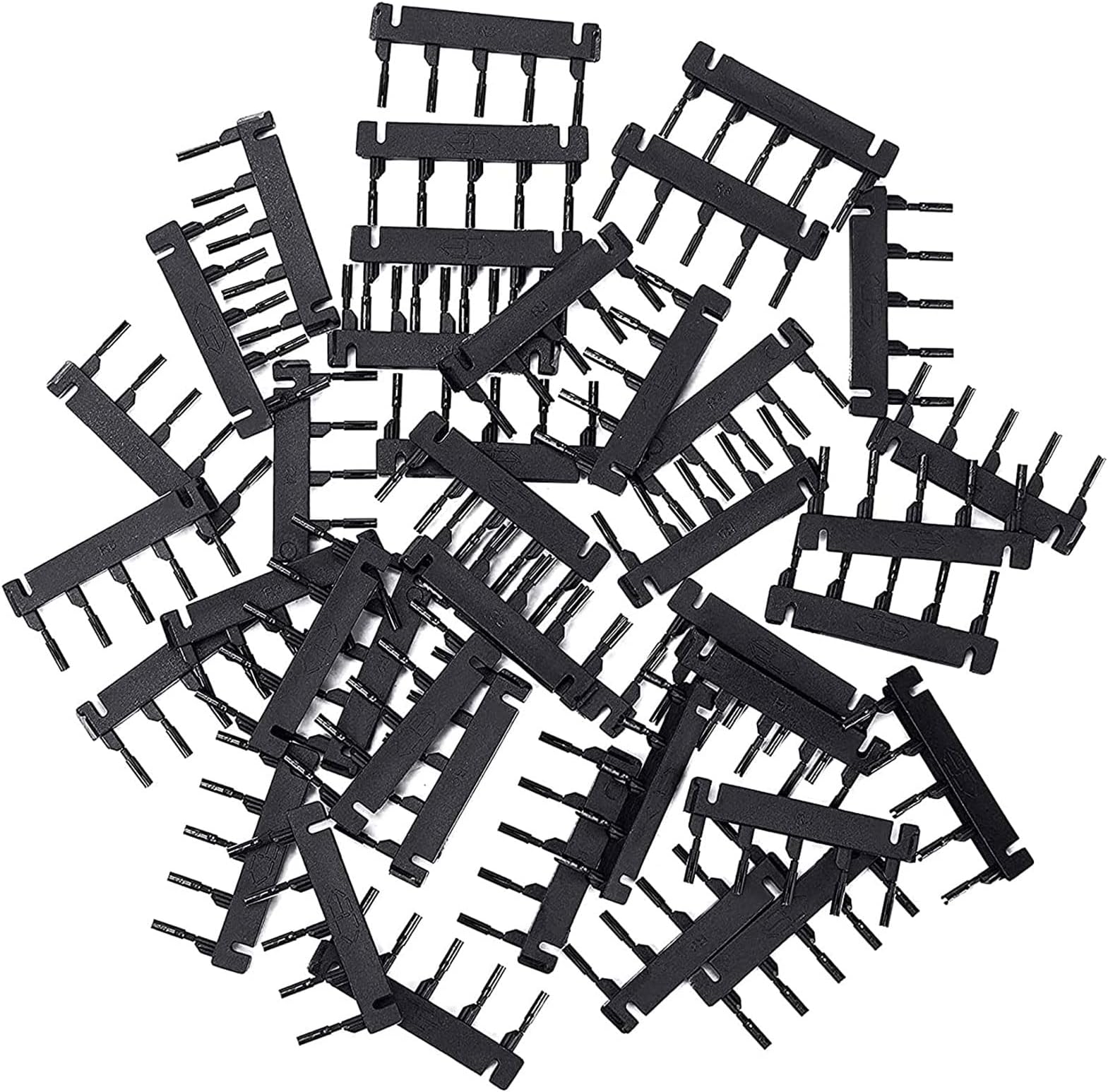 C-shaped Buckle for 2nd Generation 6D Hair Extensions Machine,6D Hair Extension Buckles for 2nd Generation 6D Hair Extensions Machine,Black