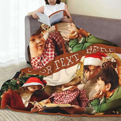 Miniatura 7 de Abybela Manta personalizada con texto fotográfico para regalos de parejas, manta personalizada con imagen, regalos para novio, novia, esposa,