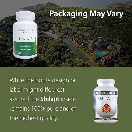 Miniatura 2 de Tattva's Herbs Shilajit Suplemento de hierbas, Shilajit para hombres y mujeres, cápsulas de shilajit del Himalaya, extracto de shilajit, 1 paquete