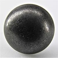 Vista 3 de Tachuelas de tapicería de alta calidad, ribete decorativo de cabeza de clavo para muebles, 5/8 pulgadas de diámetro, 100 clavos (perla negra)