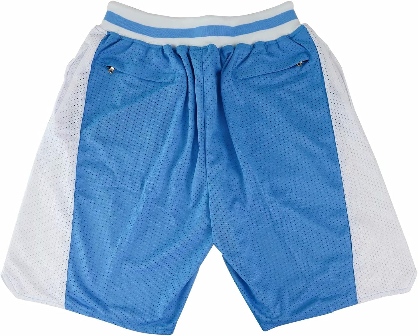 Bicrjox Fans Basketball Shorts Athletic Quick Dry Mesh Short Pants with Pockets Gifts for Men Blue - XXL - Image 2