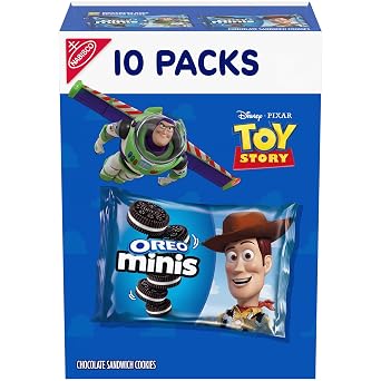 OREO Mini Chocolate Sandwich Cookies, 10 Snack Packs