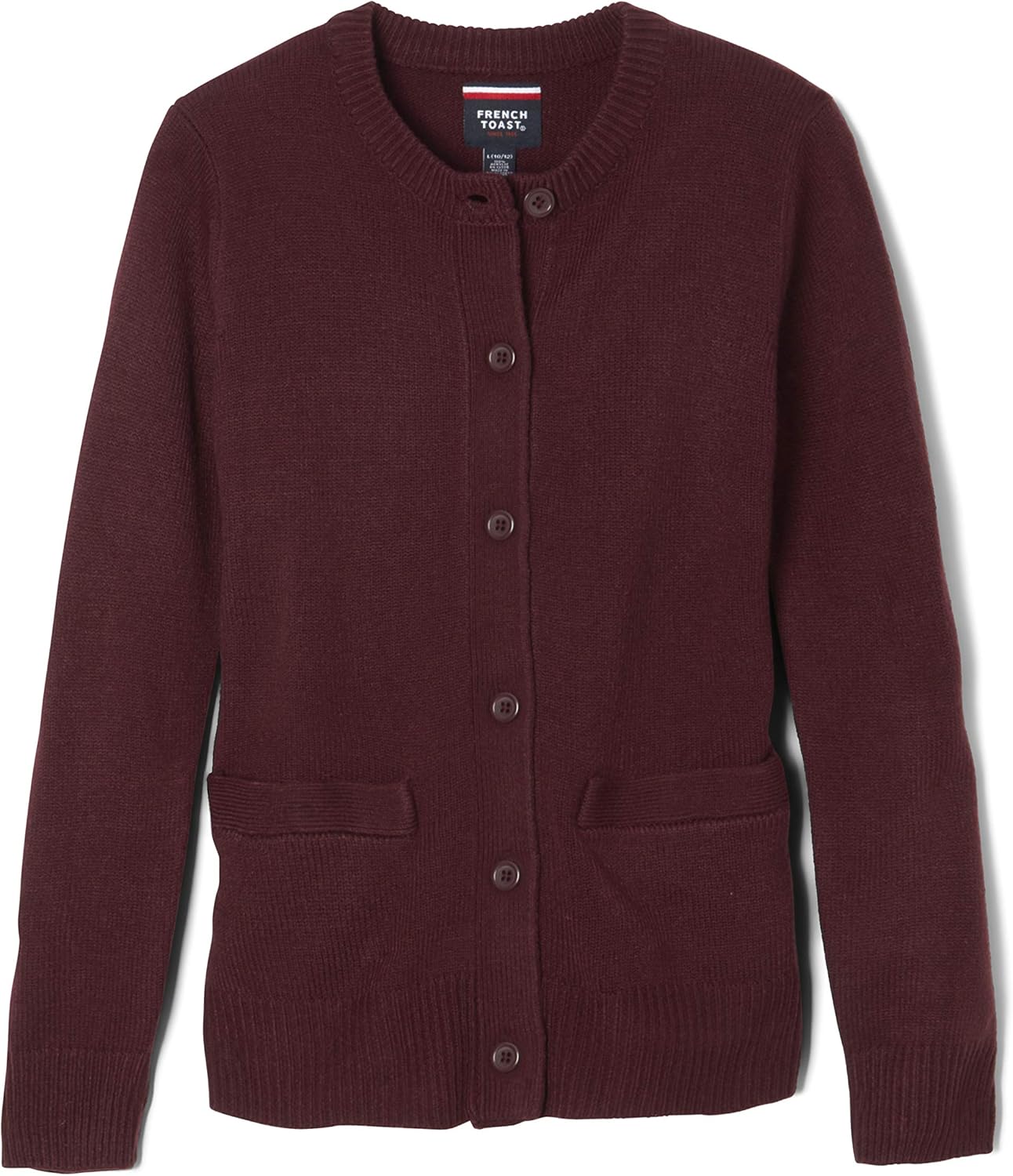 French Toast French Toast Big Girls' AntiPill Crewneck Cardigan