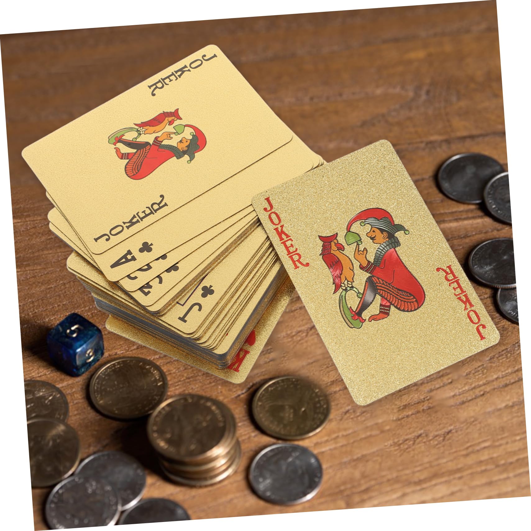 VICASKY Carte Da Gioco Professionali Plastica Con Design Unico Di Poker Per Gioco Familiare e Feste