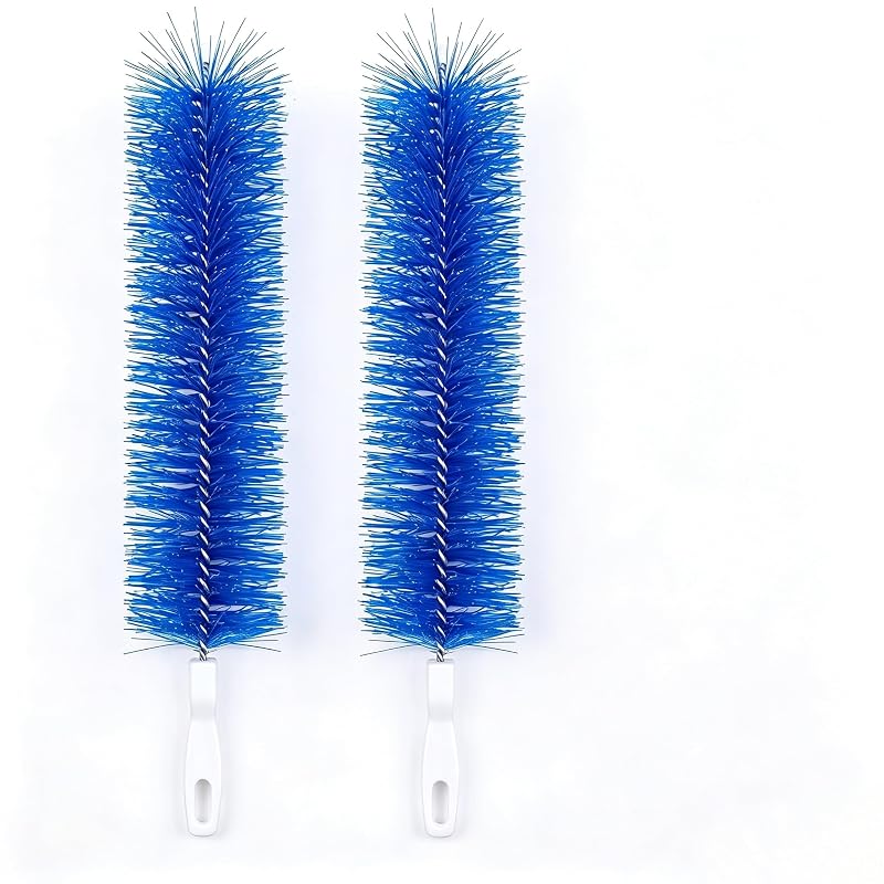 Escova Flexível para Limpeza de Ventiladores, Saídas de Ar e Cantos Estreitos HOMY MART Azul Kit com 2