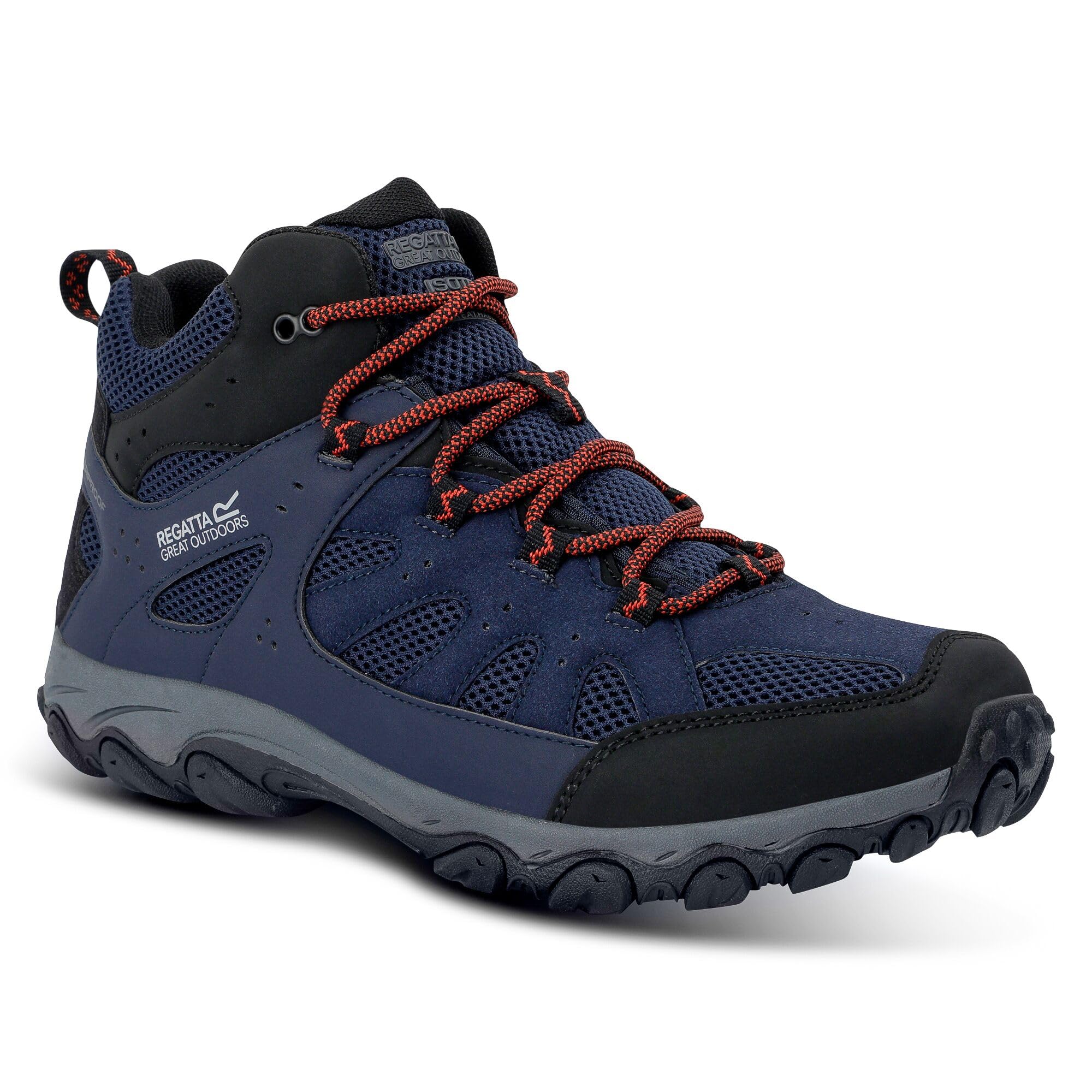 Regatta Mens Edgepoint Iv Mid Walking Boots - Navy