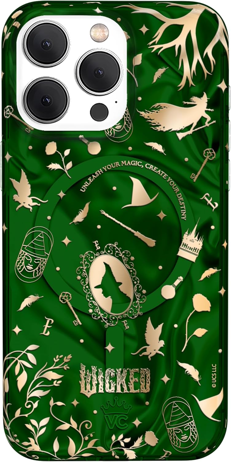 VELVET CAVIAR Case for iPhone 17 Pro Max | Compatible with MagSafe | 10ft Drop Tested | Protective Phone Cases | Wicked Glinda's Bubble Glitter