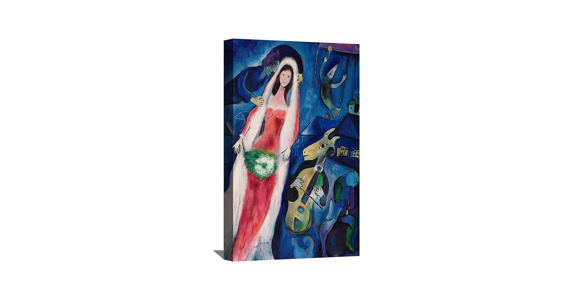 Amazon.com: BOHU ARTS Marc Chagall Painting Wall Art La