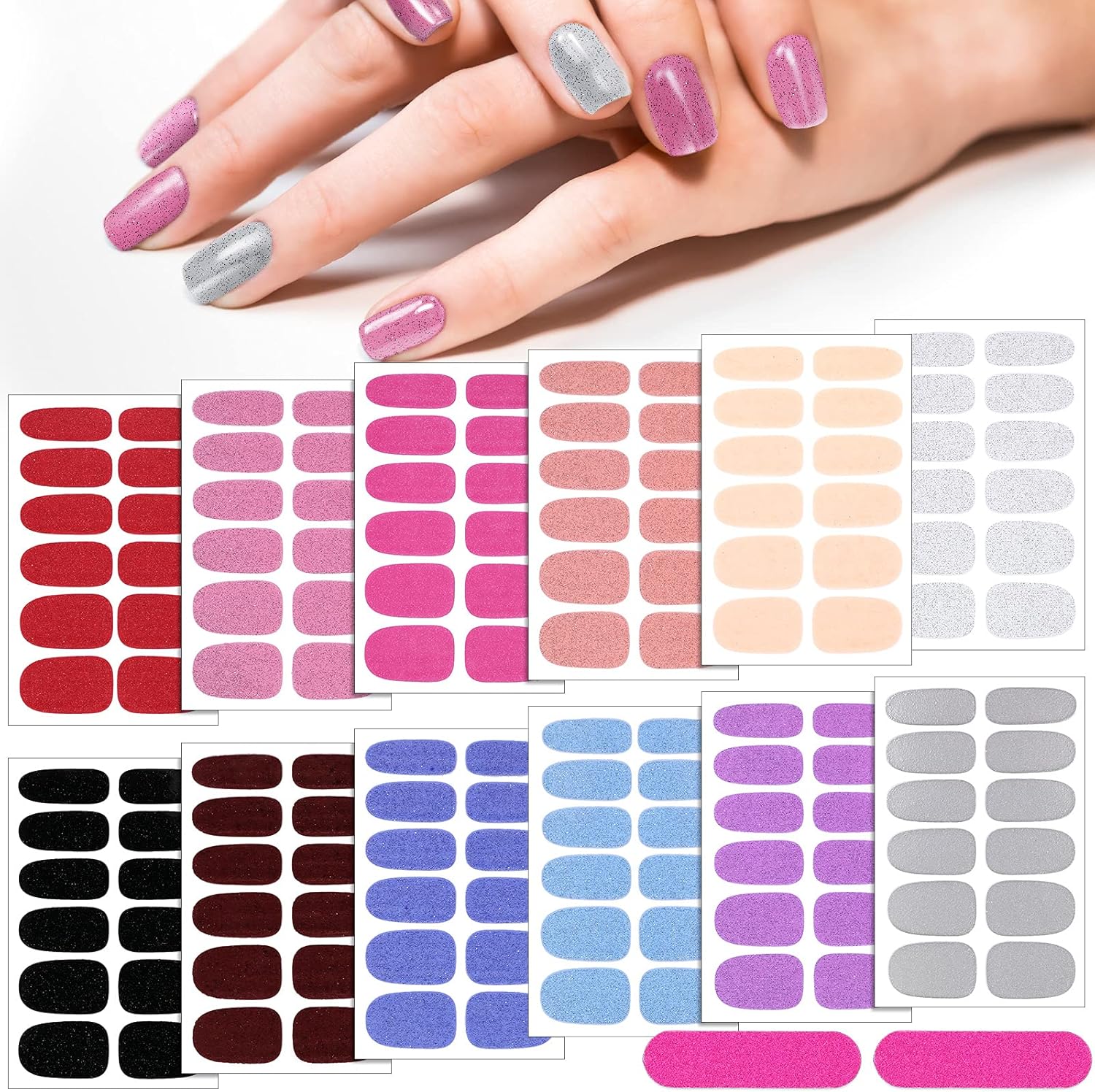 Stickers Vernis Nail Art Ongles Autocollant Plumes Noires Et Blanches