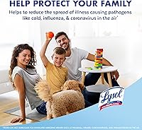 Vista 32 de Lysol Paquete que contiene 2 aerosoles desinfectantes Lysol para superficies duras y suaves, lino crujiente, 19 onzas líquidas + Lysol Air Sanitizer