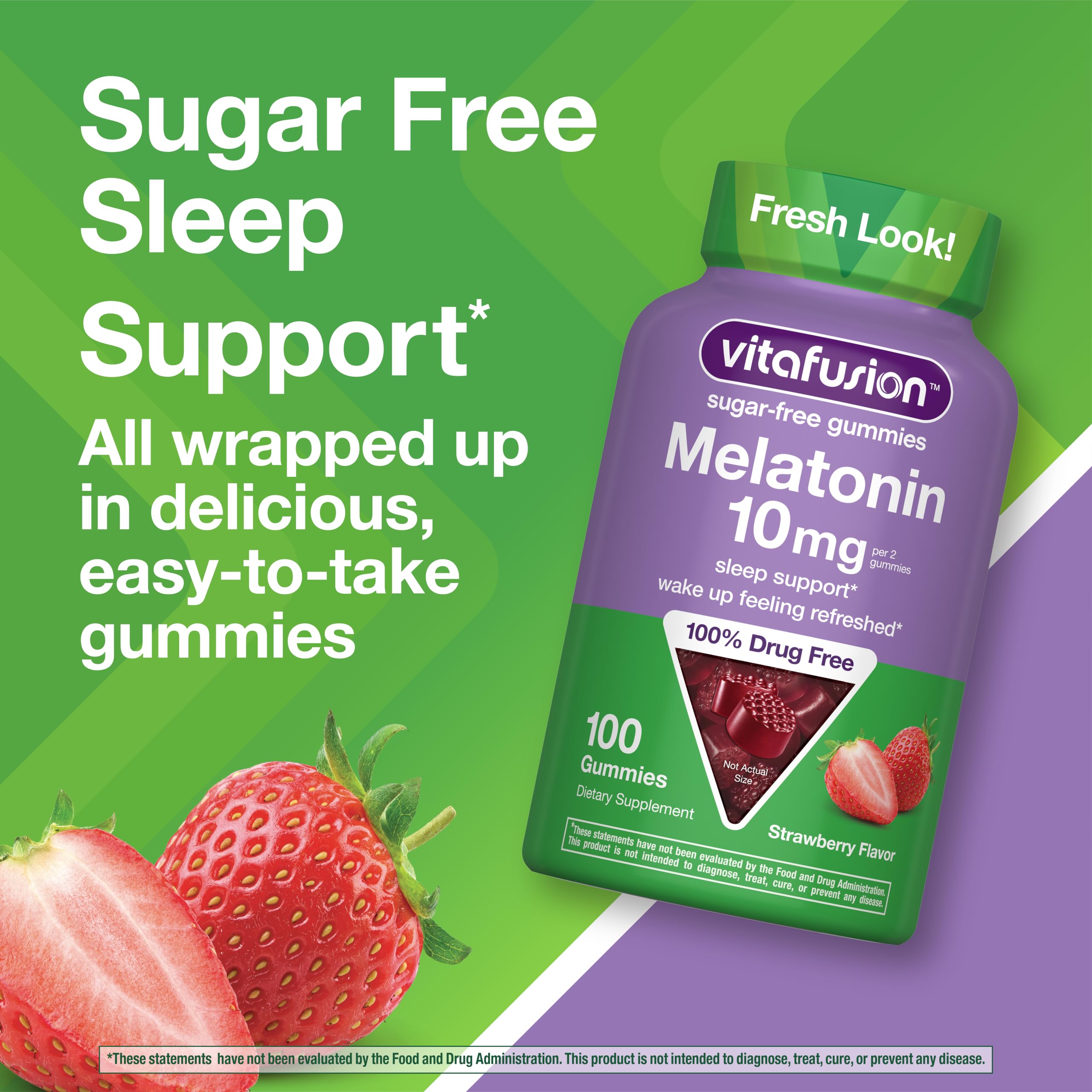 Vitafusion Melatonin Gummies 10mg Per 2 Gummies | 100 Count — Amazon image 6