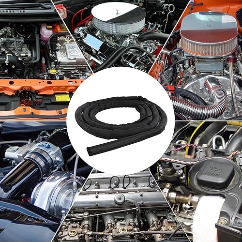 Miniatura 8 de Tubo de alambre trenzado de 14 pulgadas a 26 pies para automóvil, ligero, flexible y de repuesto para telar de cableado de arnés de cable