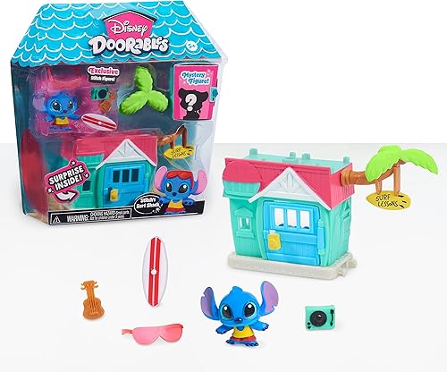Disney Doorables Just Play - Mini Playset Stitch's Surf Shack,