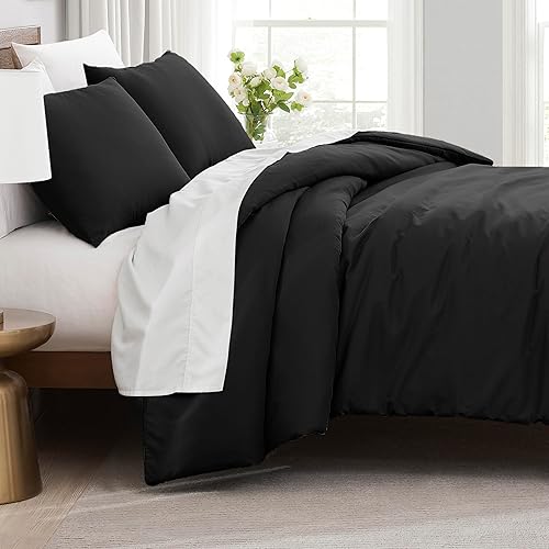 Vista 45 de Southshore Fine Living, Inc. Juego de funda de edredón extra grande tamaño King/California King, ropa de cama suave de alta calidad con cierre de 05