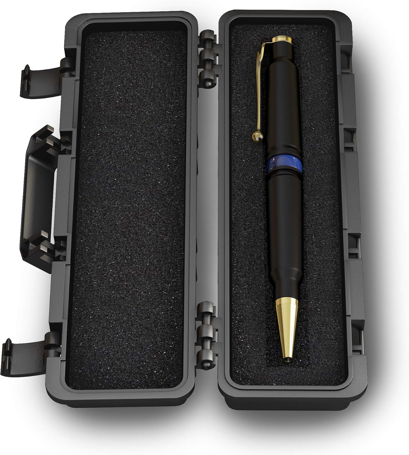 .308 Real Authentic Brass Casing Refillable Twist Pen - Tactical Gift Box - Thin Blue Line