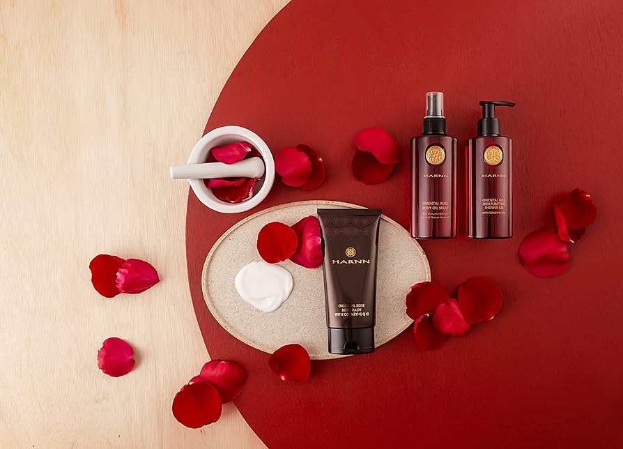 HARNN Ultra Rose Hand Cream Q10 50g &Honey Pink Rose Honey Hand