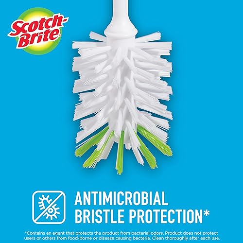 Miniatura 6 de Scotch-Brite Kit de cepillos de cocina - Cepillo para botellas de vidrio y agua y cepillo avanzado para control de jabón - Cepillos para limpiar
