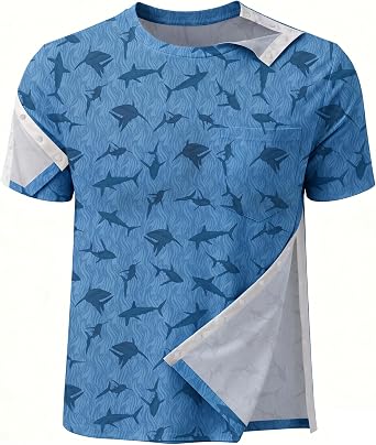 Post Shoulder Surgery Printed Shirts for Men
