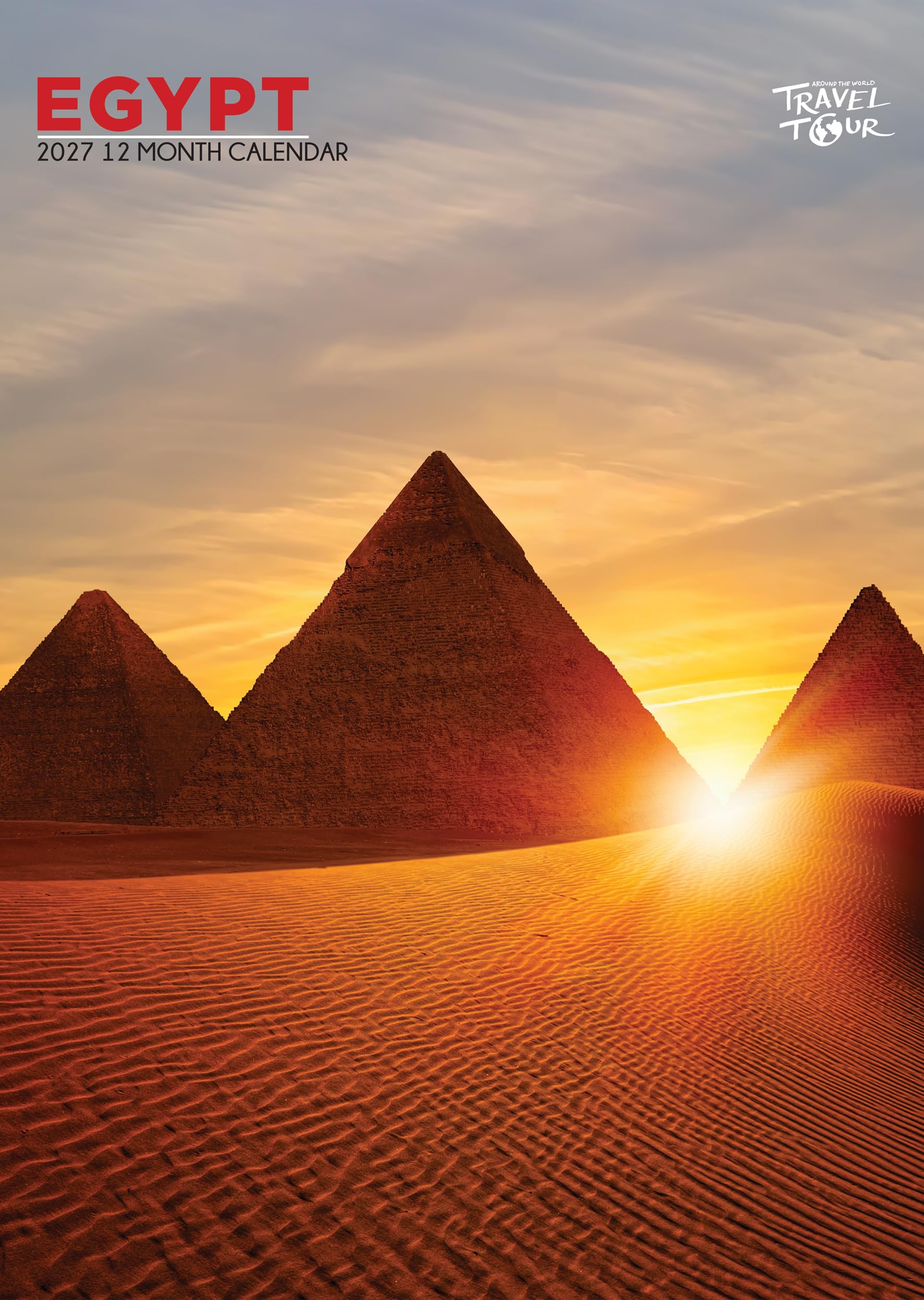 Egipto Calendario A3 2027 planificador mensual de pared 3
