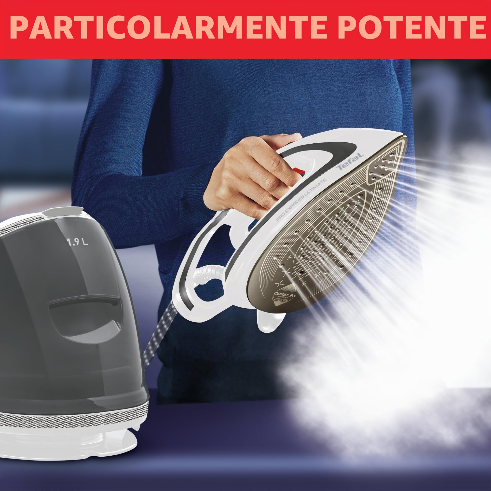 Tefal Iron Station (GV9567) Pro Express Ultimate white grey