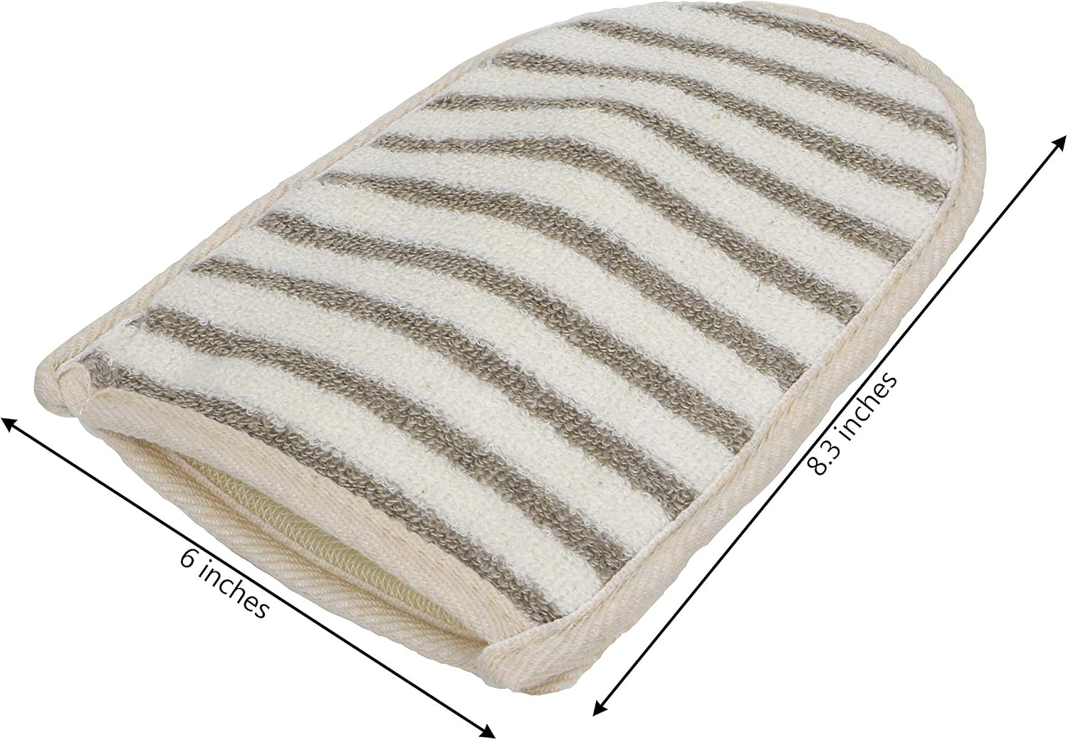 Evriholder The Rustic Man Body Mitt, Cream 2 Count