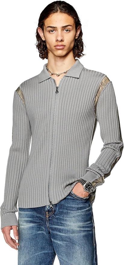 DIESEL カーディガン　トップ　スリムフィット Amazon | [Diesel] [ディーゼル] メンズ ニット スリムフィット