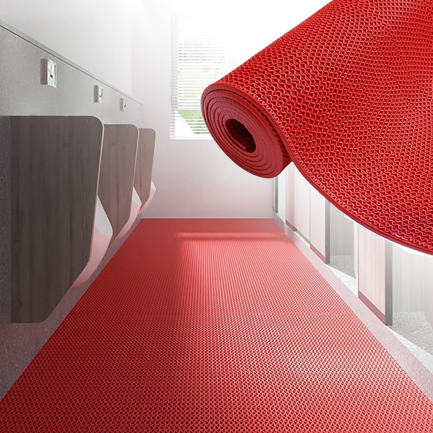 Sol glissant autour du bassin ? Tapis de drainage en PVC et caoutchouc anti-fatigue pour extérieur