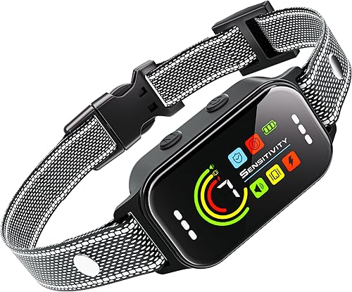 Collar antiladridos para perros, collar antiladridos para perros grandes, medianos y pequeños de 8 a 130 libras, collar antiladridos, collar de